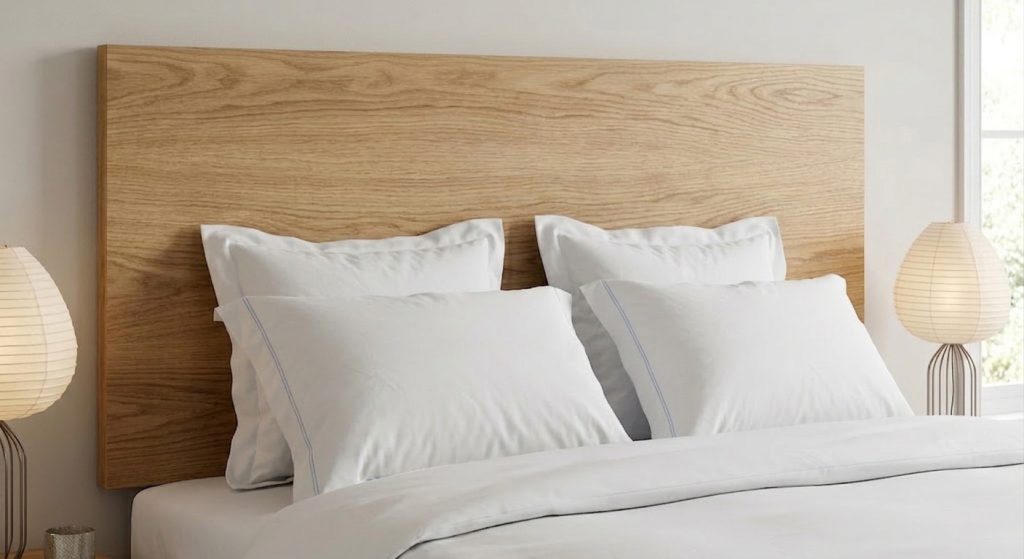 solid oak headboard